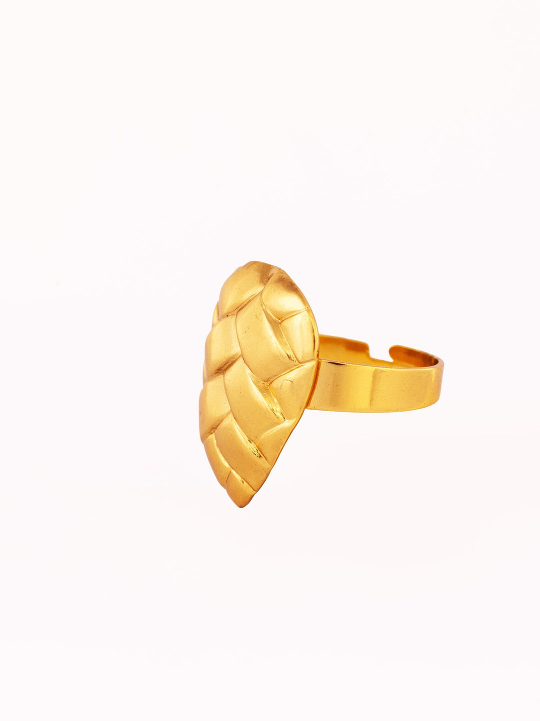 Pineapple Texture Anti-Tarnish Statement Ring - view 2 of 4