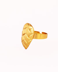 Pineapple Texture Anti-Tarnish Statement Ring - view 3 of 4