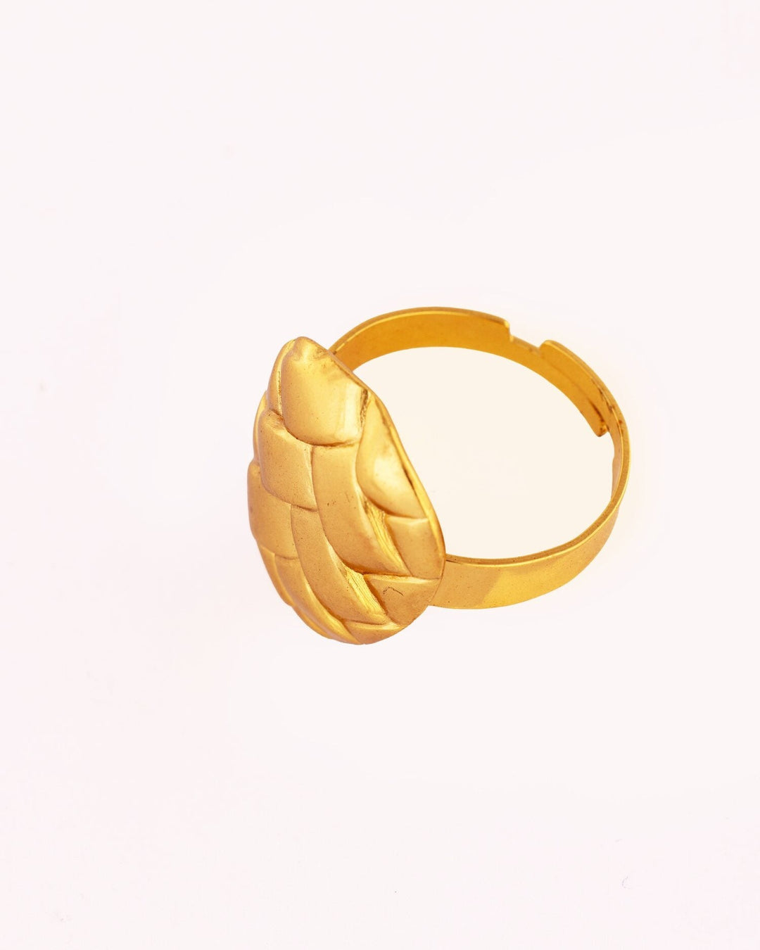 Pineapple Texture Anti-Tarnish Statement Ring - view 4 of 4
