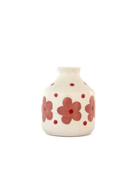 Red Bloom Hand-Painted Ceramic Bud Vase - view 2 of 4