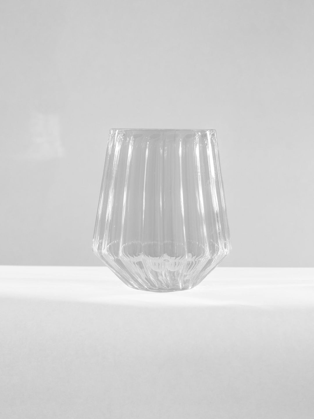 Ribbed Glass Tumbler - Clear by Modus & Mood