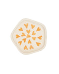 Scattered Hearts Hand-Painted Ceramic Trinket Dish - Yellow