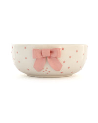 Sculpted Bow Ceramic Bowl - Pink - view 2 of 6