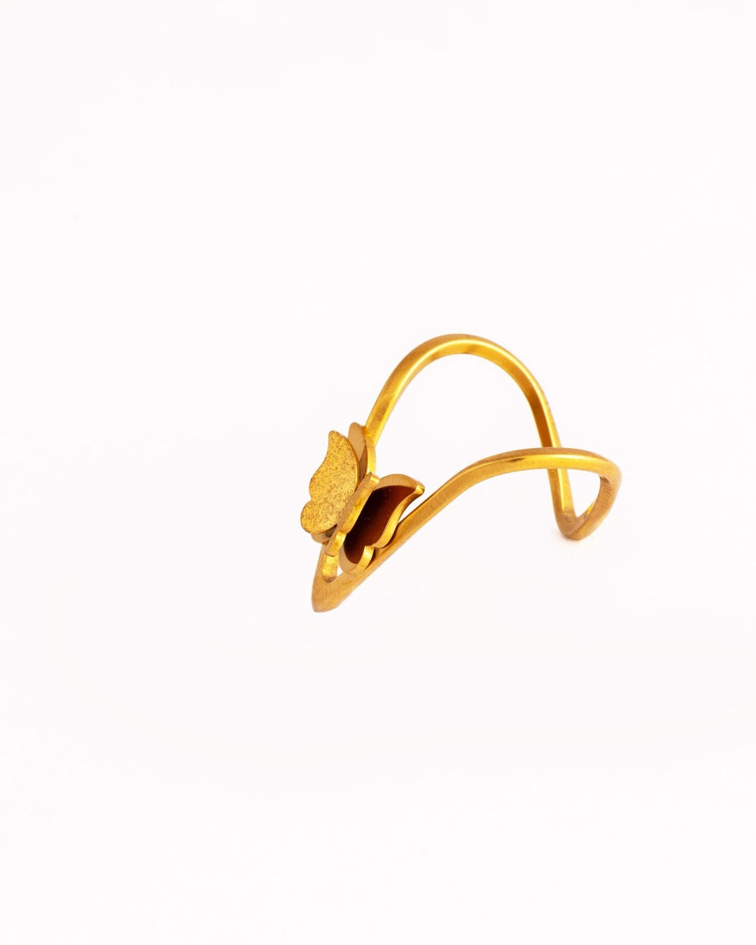 Sculptural V Anti-Tarnish Ring - view 4 of 4