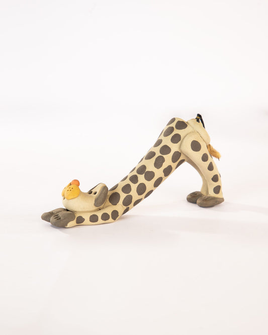 Spotted Nerikomi Ceramic Dog Figurine - view 2 of 3
