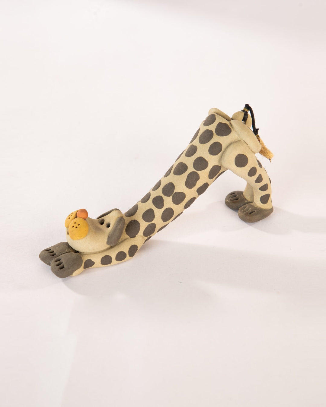 Spotted Nerikomi Ceramic Dog Figurine - view 3 of 3