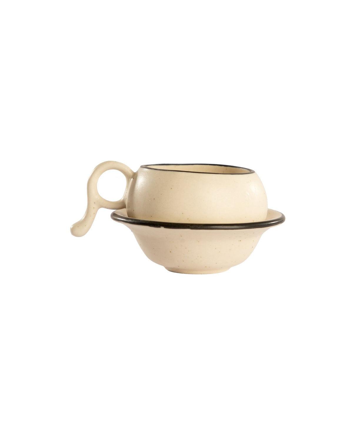 Stackable Ceramic Chai Cup & Saucer Set - view 2 of 6