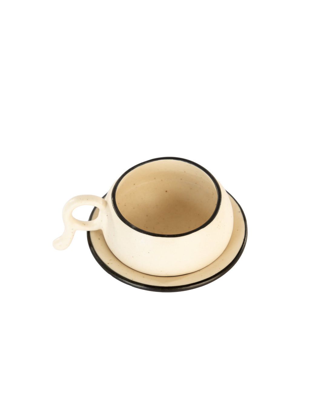 Stackable Ceramic Chai Cup & Saucer Set - view 5 of 6