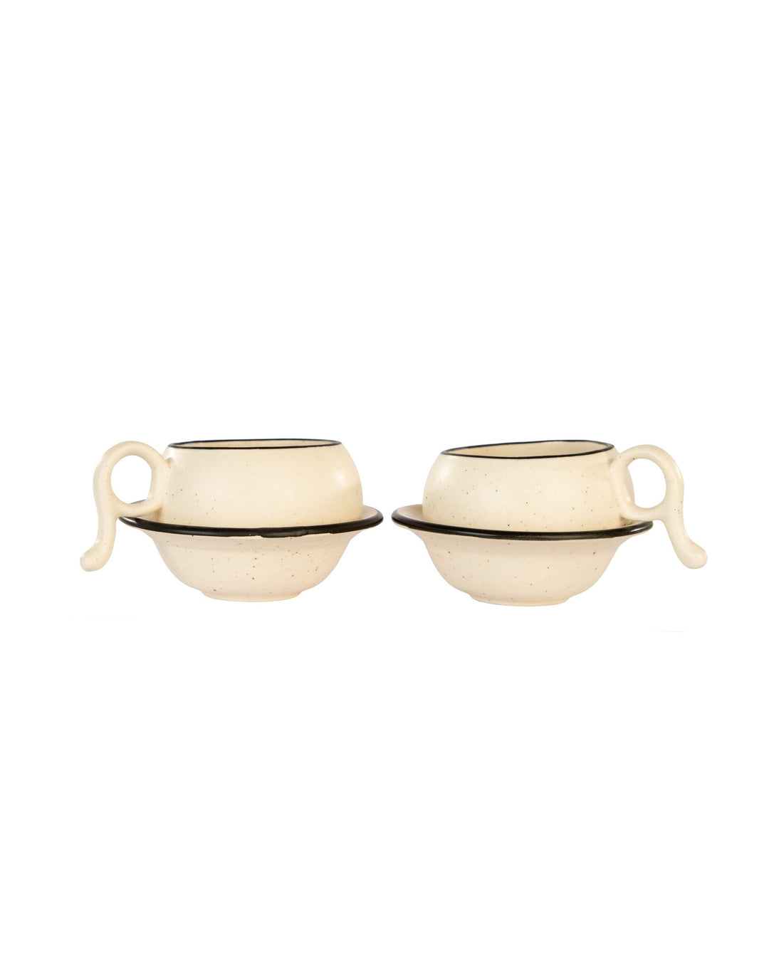 Stackable Ceramic Chai Cup & Saucer Set - view 6 of 6