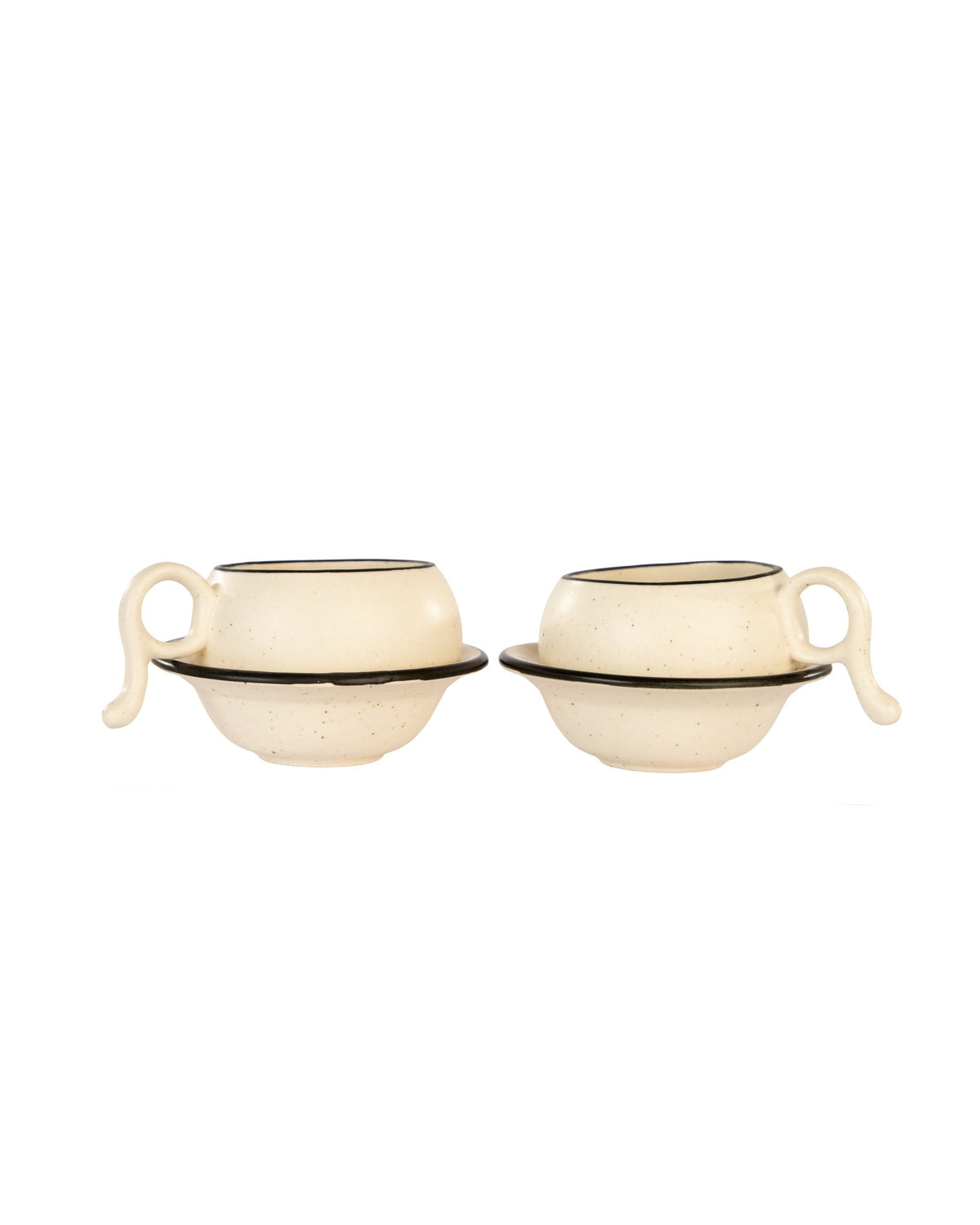 Stackable Ceramic Chai Cup & Saucer Set - view 6 of 6