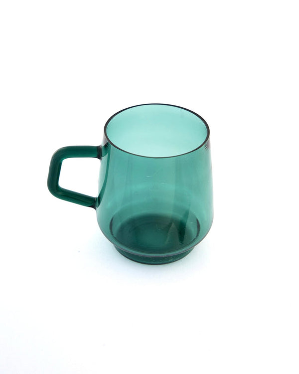 Stackable Glass Mug - Forest Green - view 4 of 5