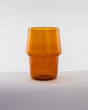 Stackable Glass Tumbler - Amber