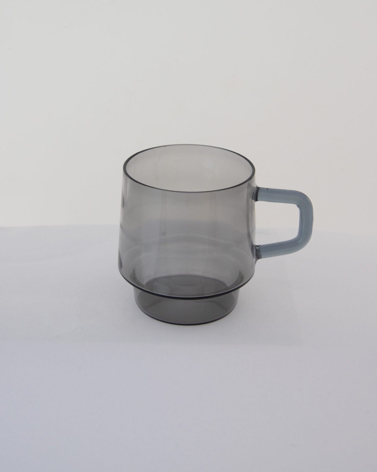 Stackable Straight-Sided Glass Mug - Smoke Grey - view 5 of 5