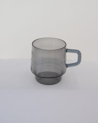 Stackable Straight-Sided Glass Mug - Smoke Grey - view 5 of 5