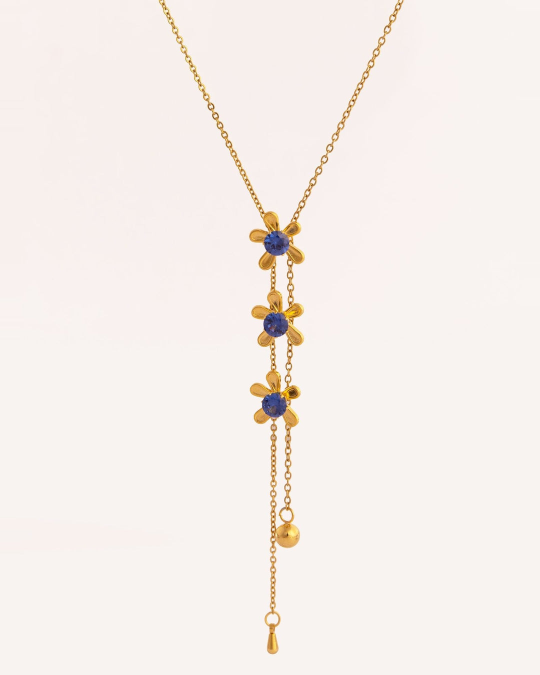 Star Lariat Anti-Tarnish Set - Blue - view 2 of 8