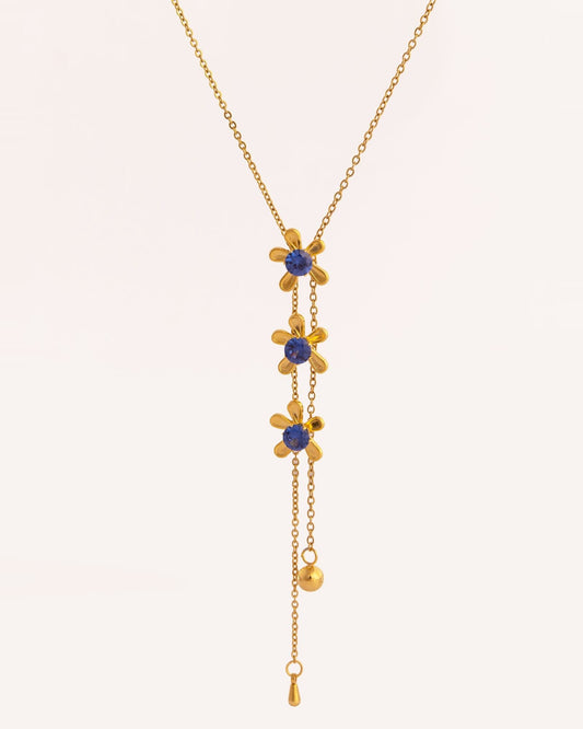 Star Lariat Anti-Tarnish Set - Blue - view 2 of 8