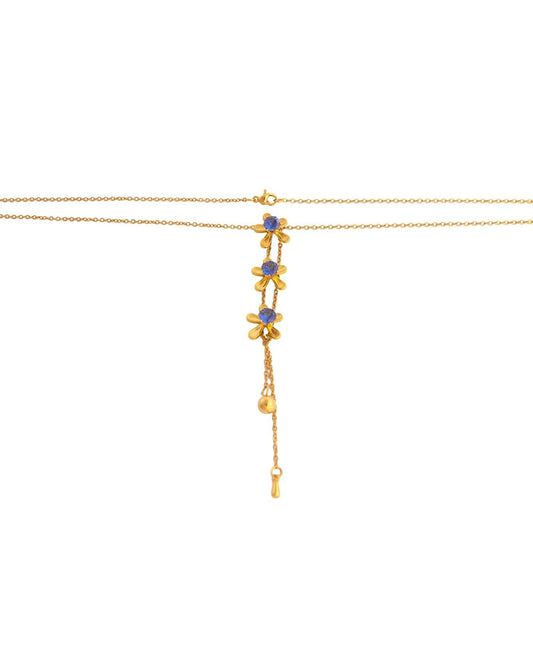 Star Lariat Anti-Tarnish Set - Blue - view 4 of 8