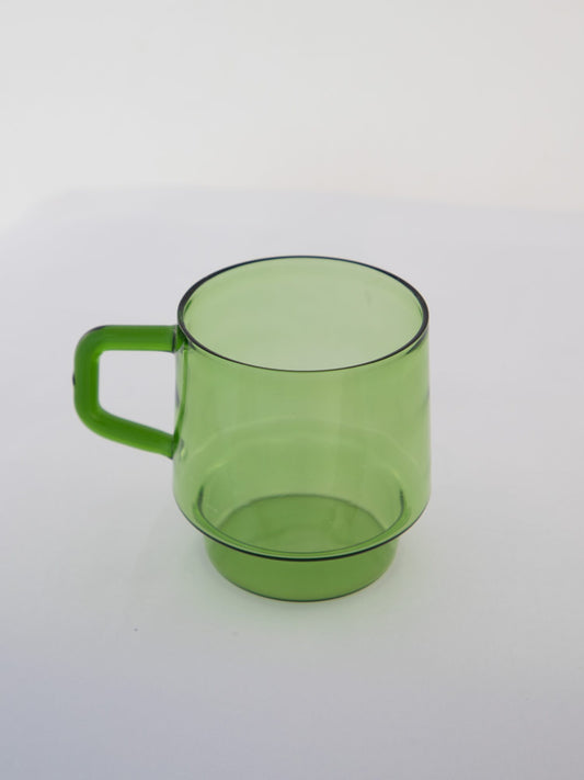 Stackable Straight-Sided Glass Mug - Apple Green - view 7 of 7