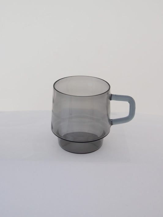 Stackable Straight-Sided Glass Mug - Smoke Grey - view 4 of 4
