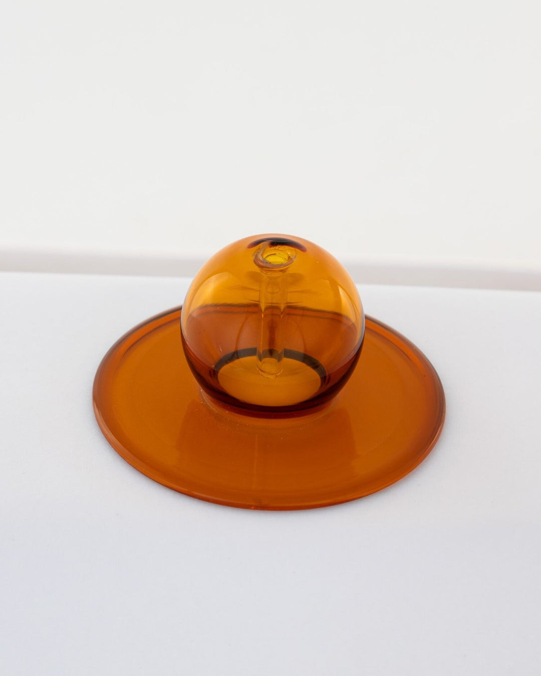Sun Orb Amber Glass - Incense Stick Stand - view 3 of 4