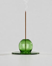 Sun Orb Green Glass - Incense Stick Stand - view 2 of 6