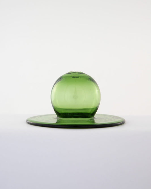Sun Orb Green Glass - Incense Stick Stand - view 4 of 6