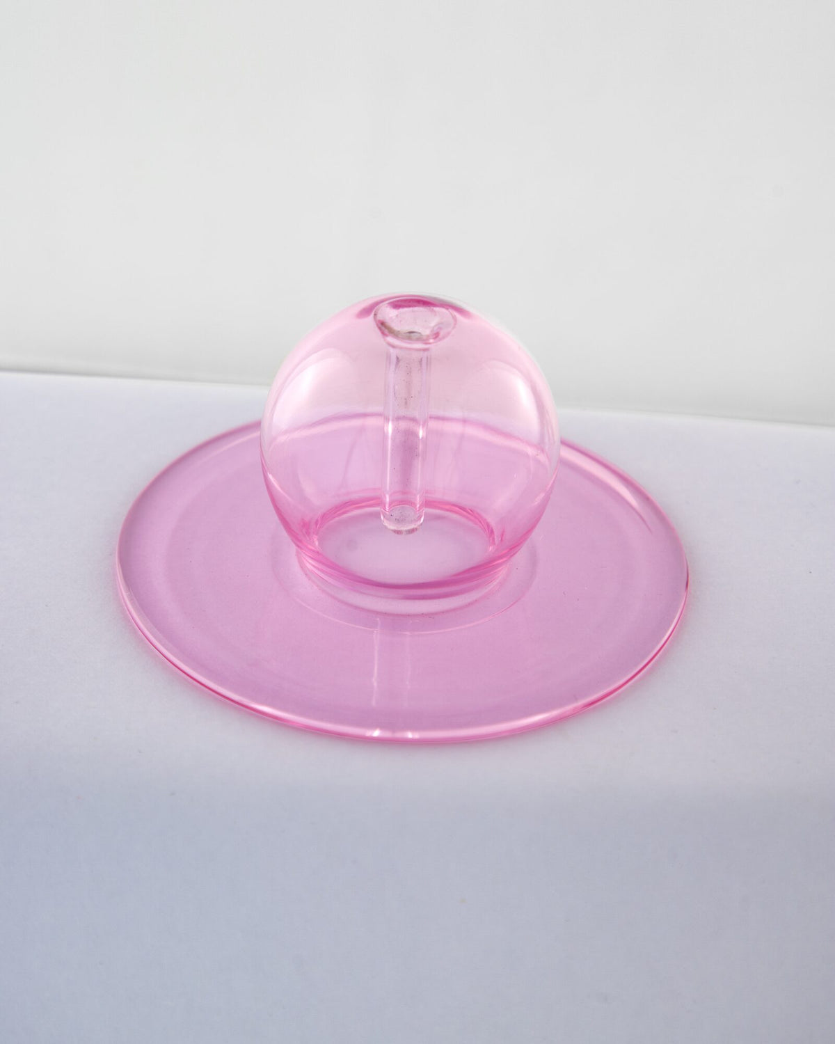 Sun Orb Pink Glass - Incense Stick Stand - view 2 of 4