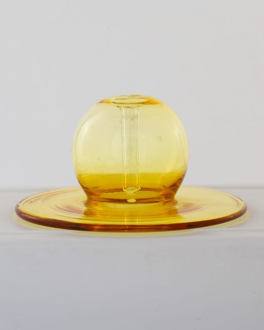 Sun Orb Yellow Glass - Incense Stick Stand - view 3 of 7