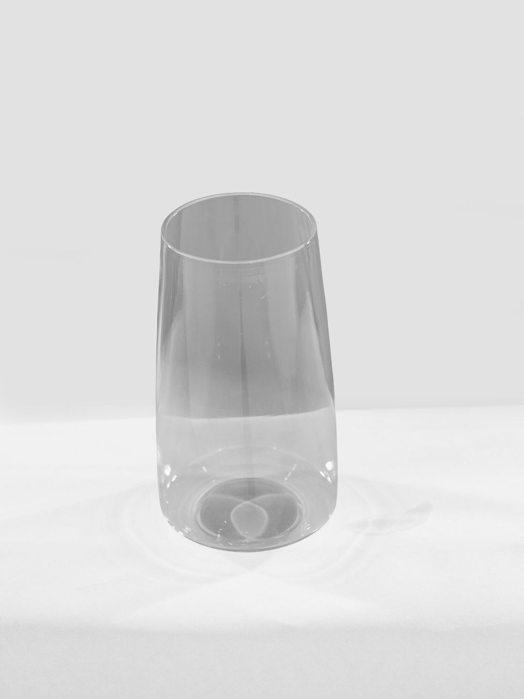 Tapered Hand-Blown Glass Tumbler - Clear - view 2 of 4