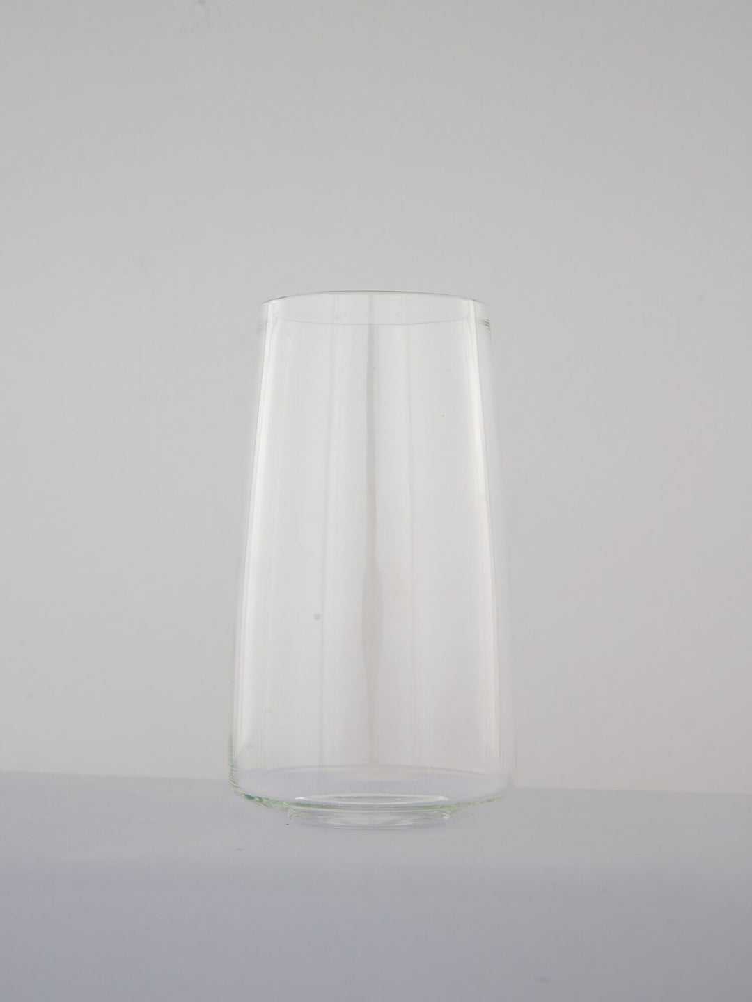 Tapered Hand-Blown Glass Tumbler - Clear - view 3 of 4