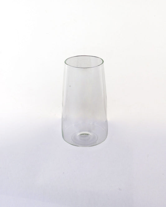 Tapered Hand-Blown Glass Tumbler - Clear - view 4 of 4