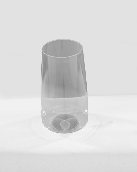 Tapered Hand-Blown Glass Tumbler - Clear - view 2 of 4