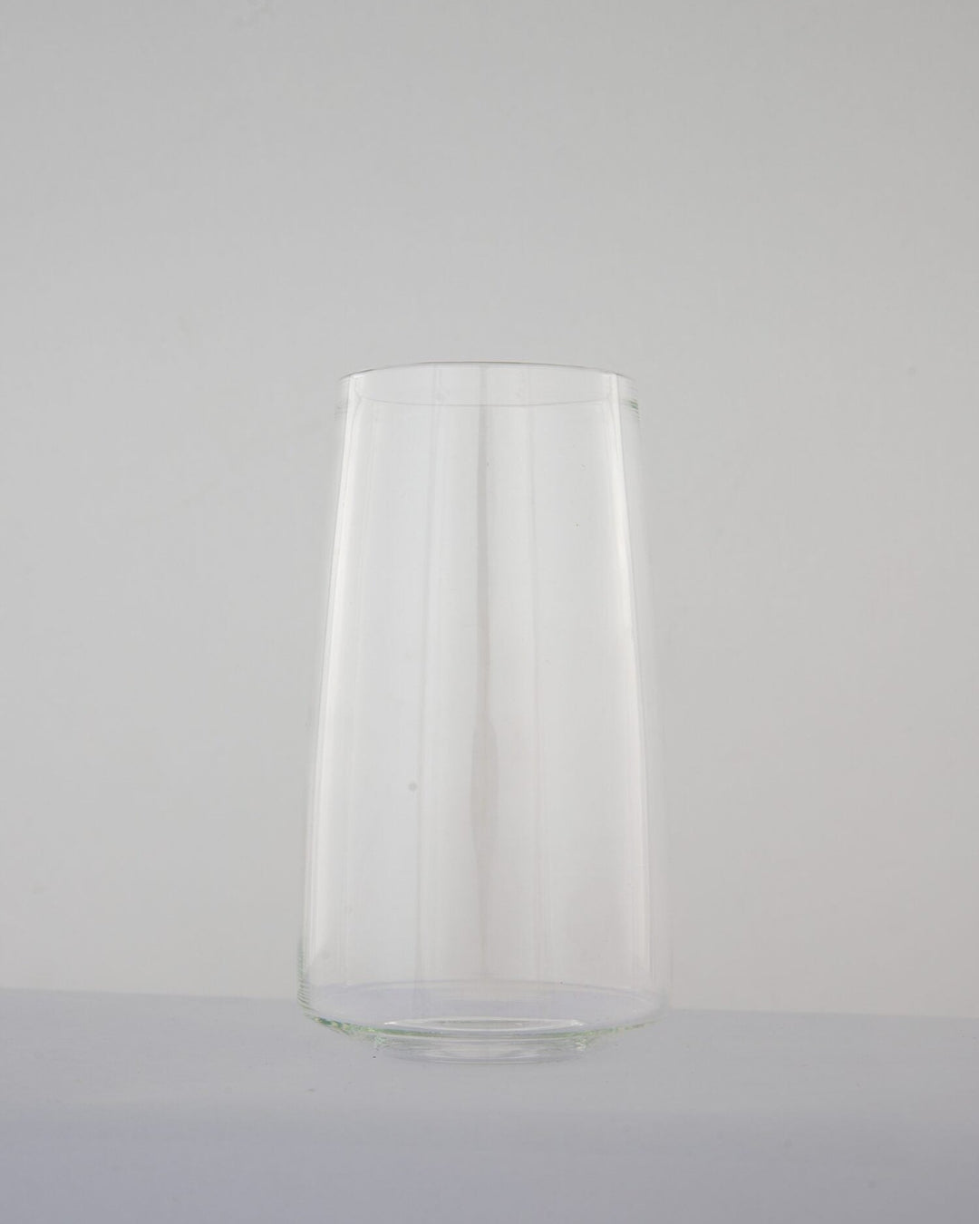 Tapered Hand-Blown Glass Tumbler - Clear - view 3 of 4