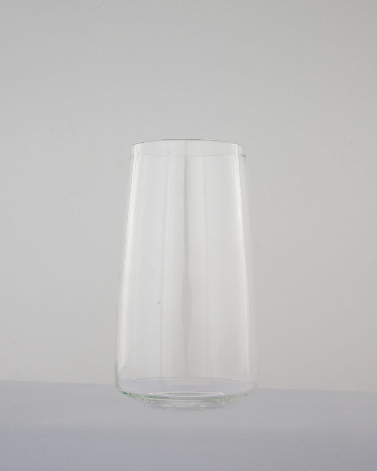Tapered Hand-Blown Glass Tumbler - Clear - view 3 of 4