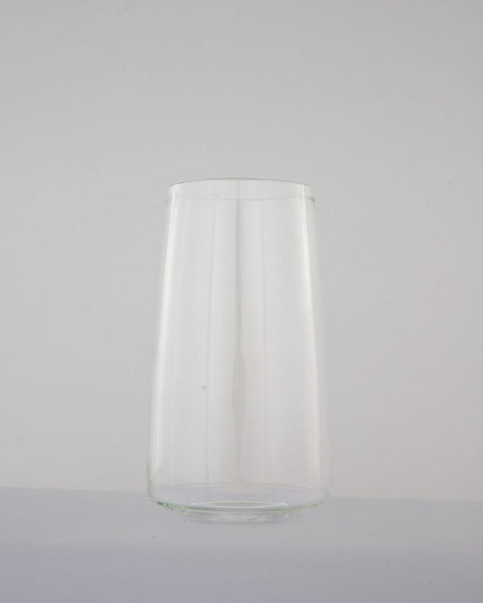 Tapered Hand-Blown Glass Tumbler - Clear - view 3 of 4