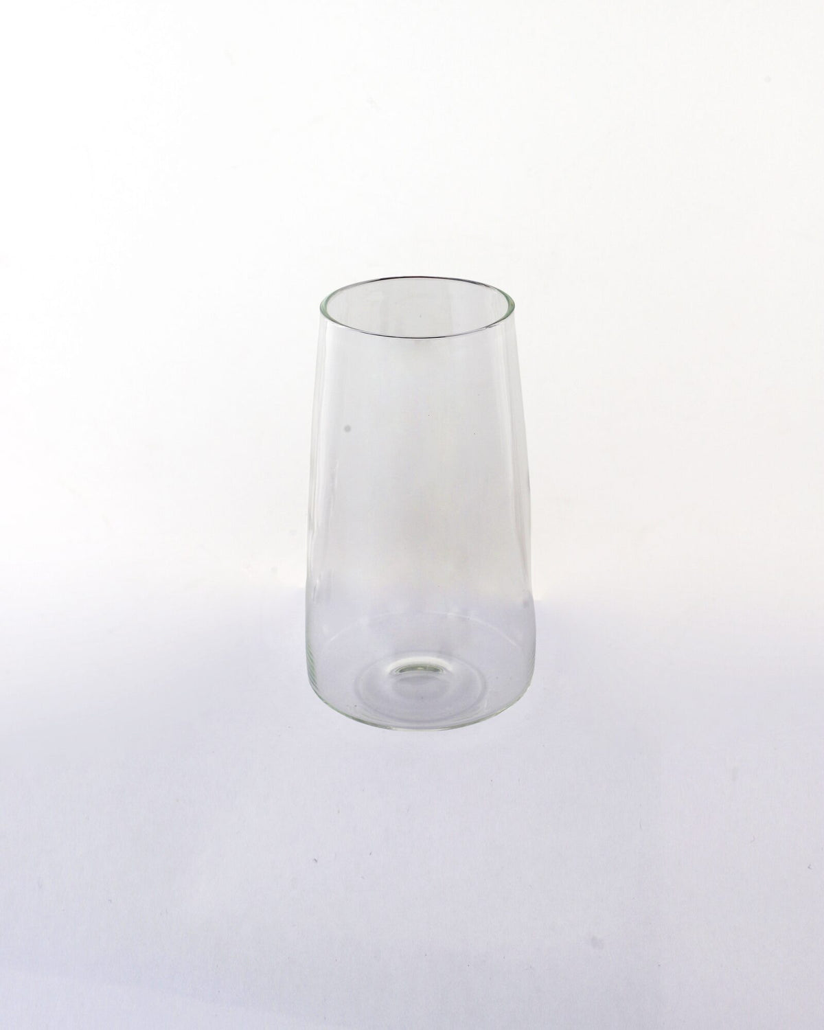 Tapered Hand-Blown Glass Tumbler - Clear - view 4 of 4