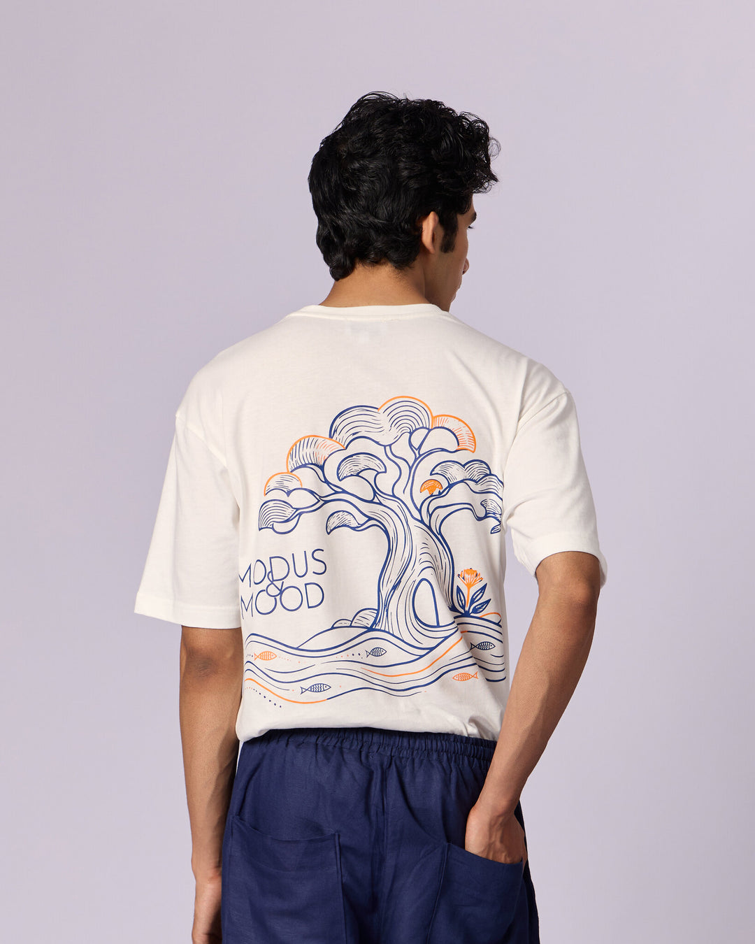 Men's MnM Limited Edition Graphic Cotton T-Shirt - White - view 2 of 7
