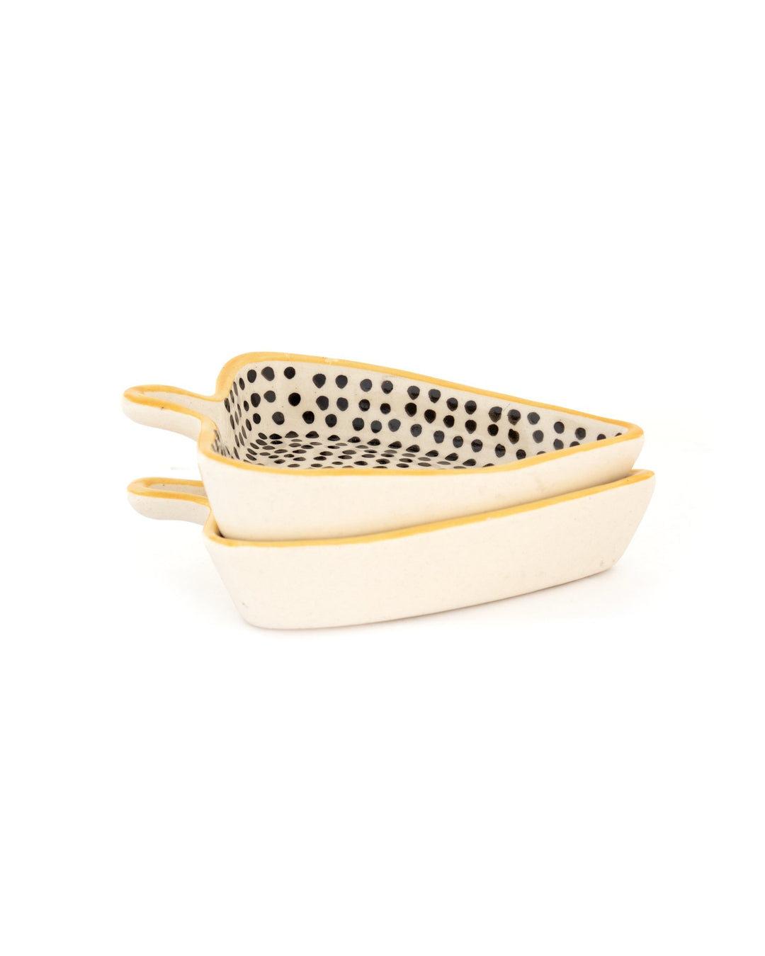 Triangle Ceramic Serving Dish - Speckled - view 4 of 5