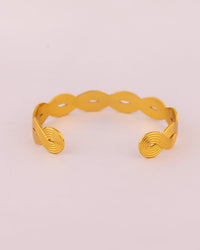 Twisted Rope Anti-Tarnish Cuff Bracelet - view 4 of 5