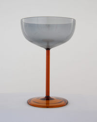 Two-Tone Coupe Cocktail Glass - Ash & Amber - view 2 of 5