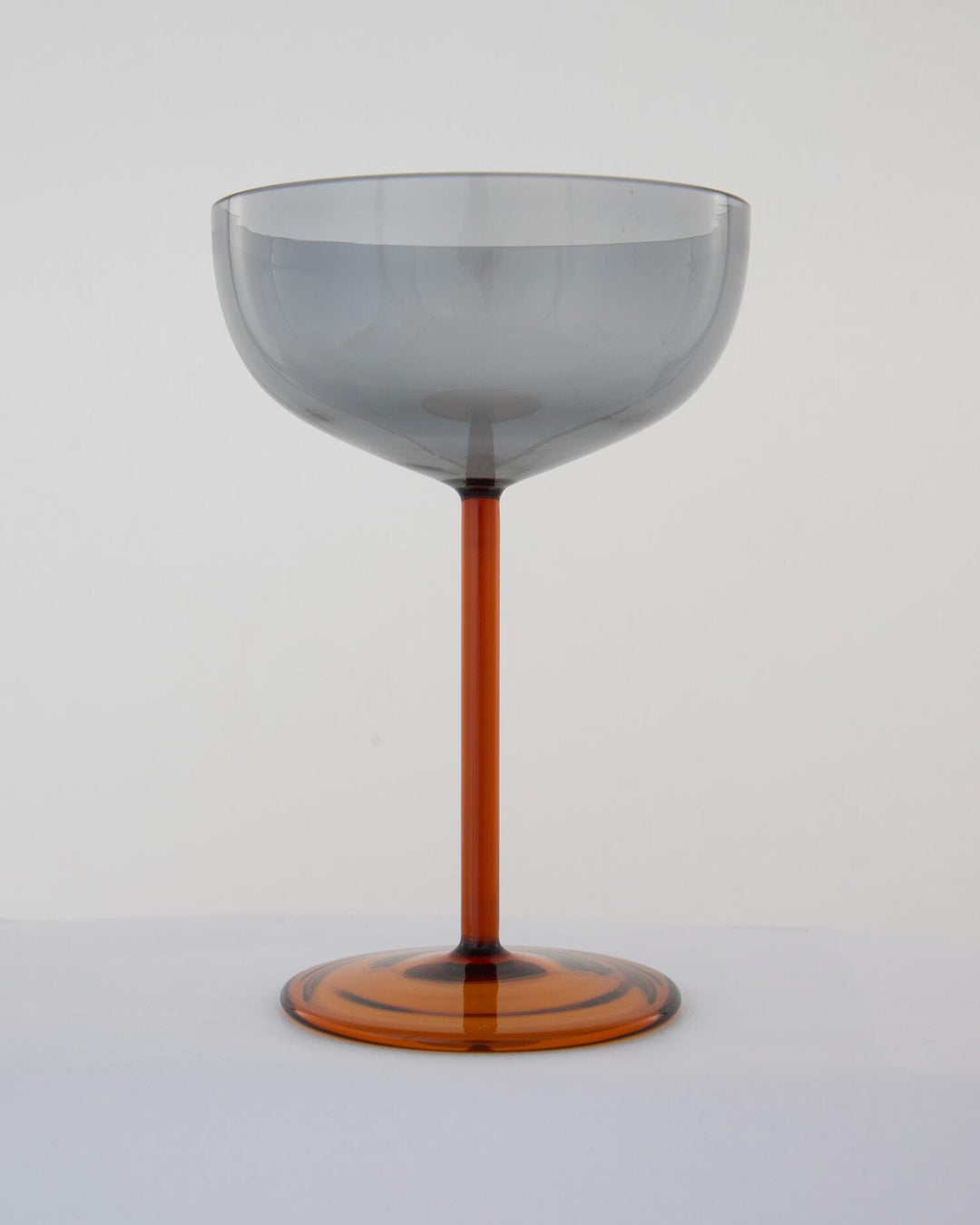 Two-Tone Coupe Cocktail Glass - Ash & Amber - view 3 of 5