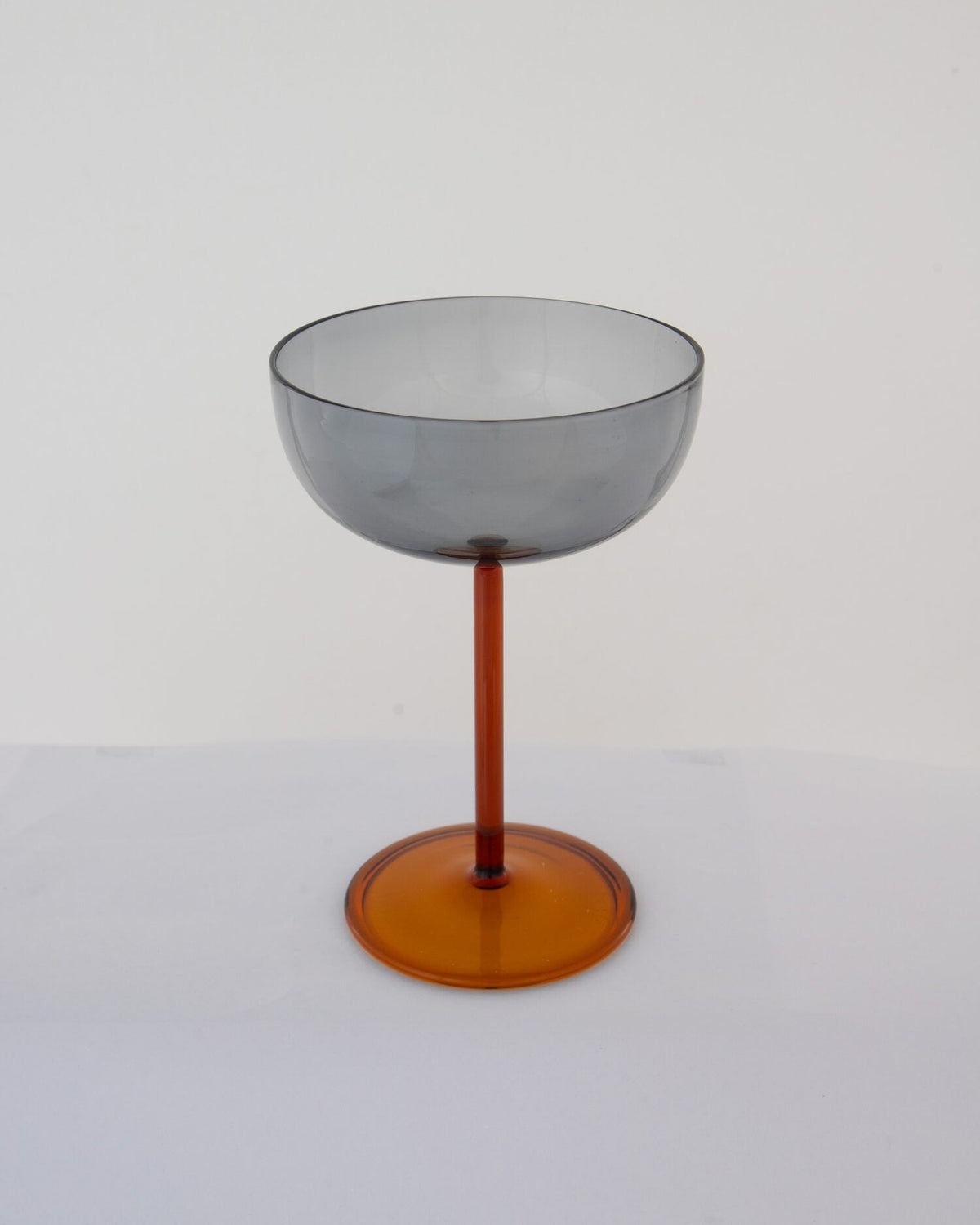 Two-Tone Coupe Cocktail Glass - Ash & Amber - view 4 of 5