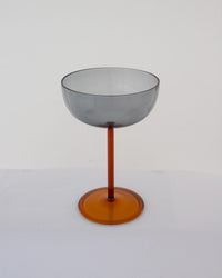 Two-Tone Coupe Cocktail Glass - Ash & Amber - view 4 of 5