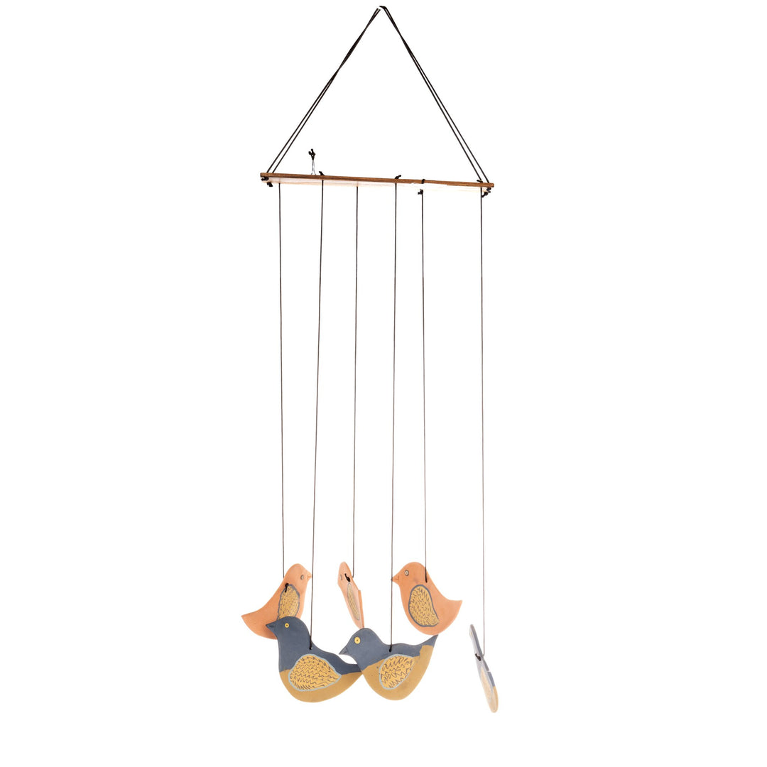 Bird Nerikomi Ceramic Wind Chime - Multicolour - view 3 of 3