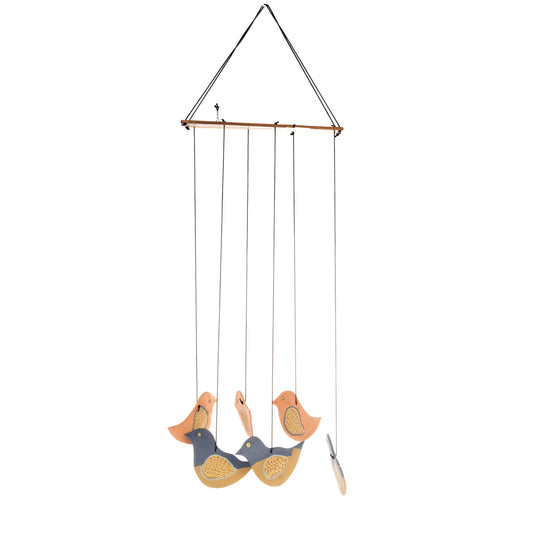 Bird Nerikomi Ceramic Wind Chime - Multicolour - view 3 of 3