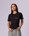 Women's MnM Limited Edition Graphic Cotton T-Shirt - Black